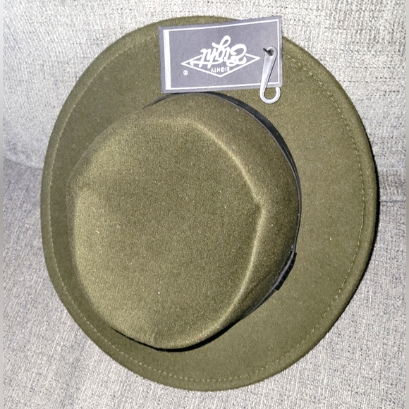 Olive Green Women's Fedora Hat - Picture 1 of 4